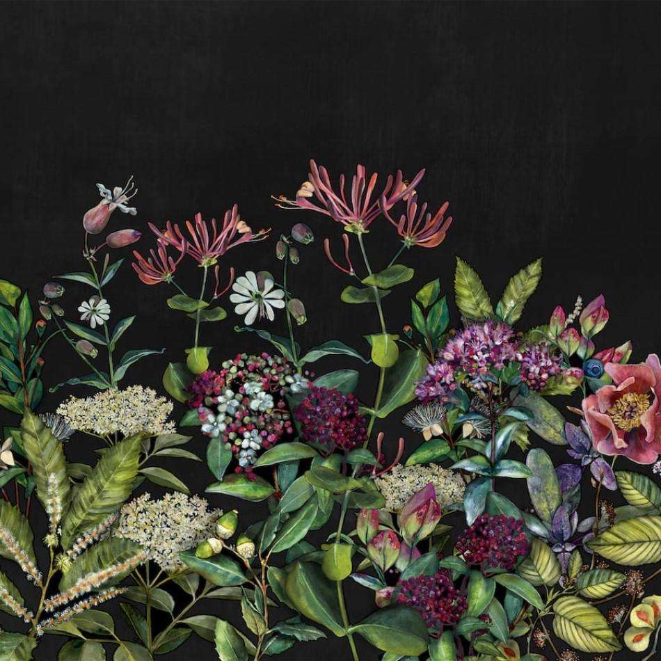 Wild Floral-Behang-Tapete-Coordonne-Night-Non Woven-950040-Selected Wallpapers
