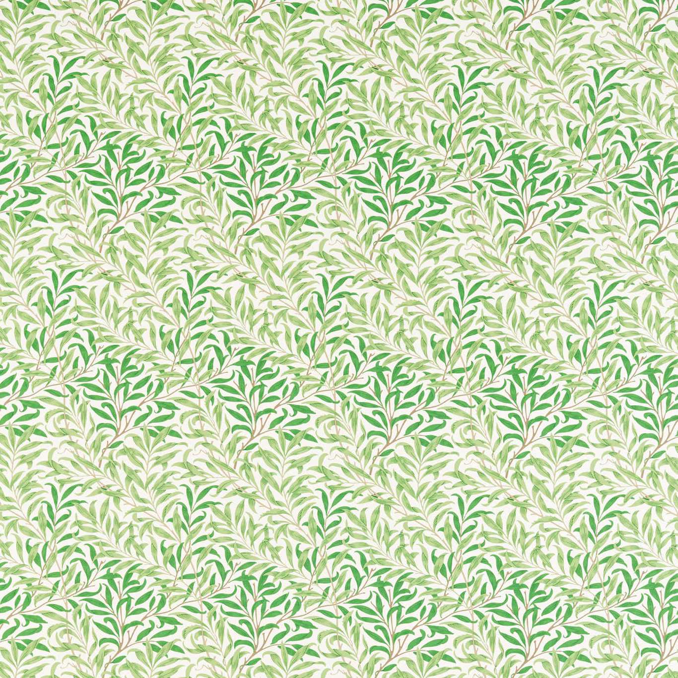 Willow Boughs stof-Fabric-Tapete-Morris & Co-Leaf Green-Meter (M1)-226894-Selected Wallpapers