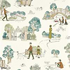 101 Dalmatians-wallpaper-Sanderson-Breeze Blue-Roll-217290-Selected Wallpapers