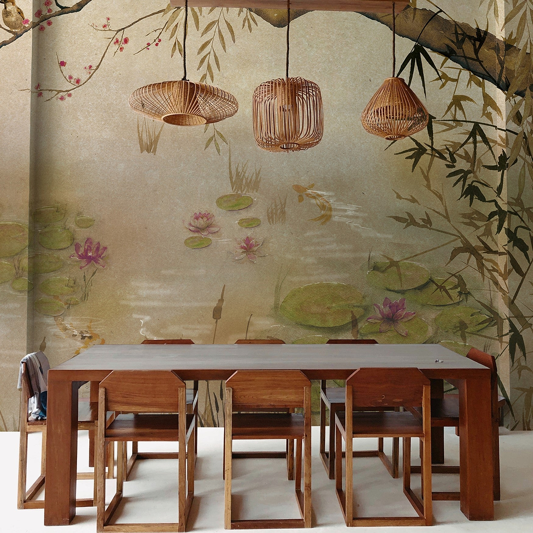 Lotus behang-Behang-Coordonne-Selected Wallpapers &amp; Interiors
