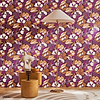 Amaryllis behang-Casamance-wallpaper-tapete-Selected-Wallpapers-Interiors