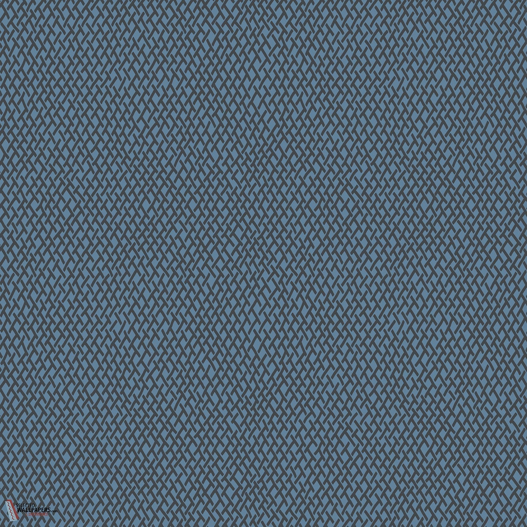 Amime behang-Behang-Farrow & Ball-Blue-Rol-Selected Wallpapers &amp; Interiors