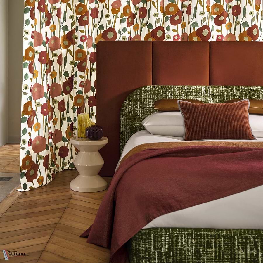 Anatolie stof-Casamance-Selected Wallpapers-Interiors