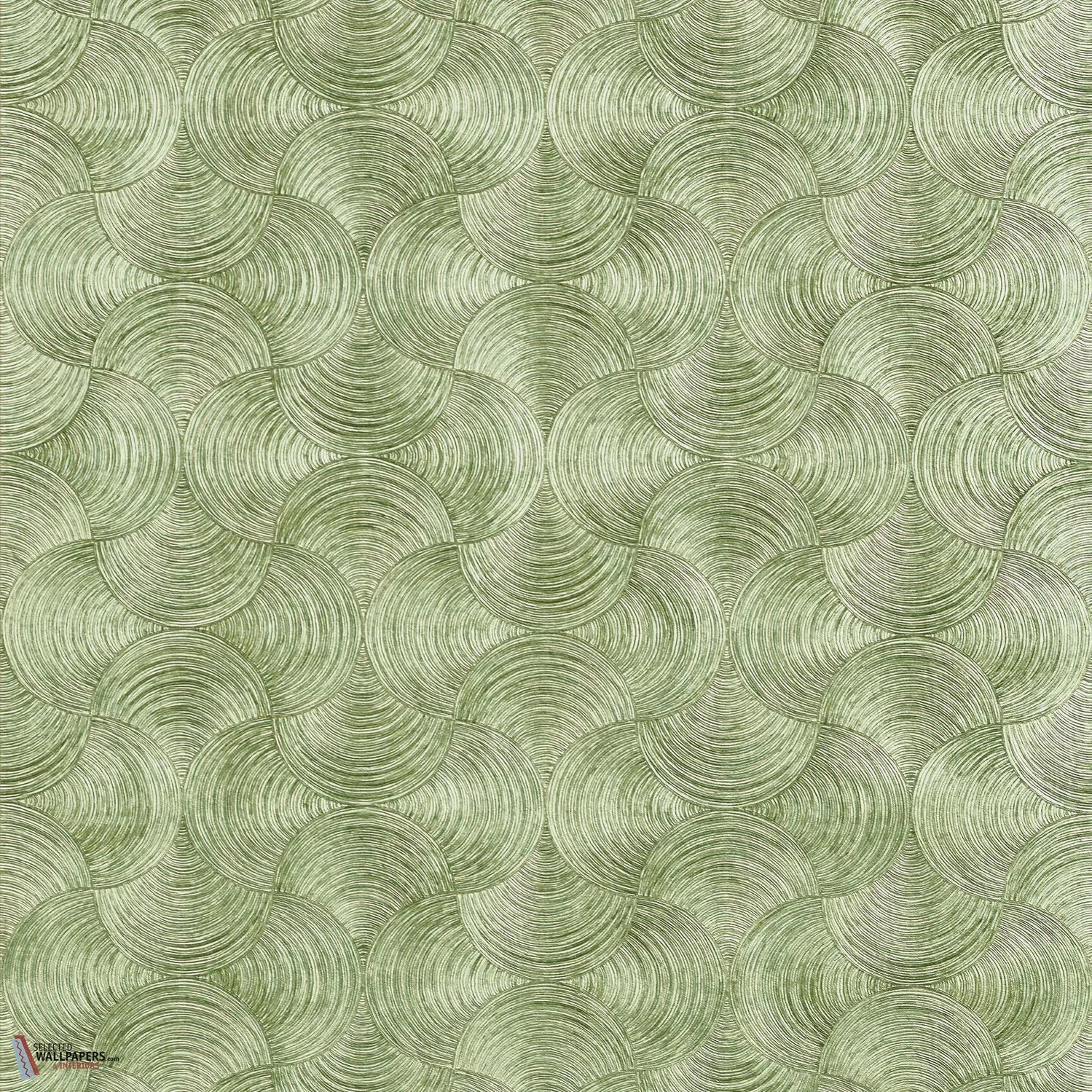 Aphelie behang-Casamance-wallpaper-tapete-Vert Metallique-Rol-Selected-Wallpapers-Interiors