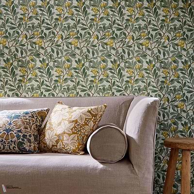 Arbutus behang-behang-Morris & Co-Selected Wallpapers &amp; Interiors