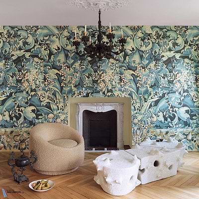 Aristoloches-Pierre Frey-wallpaper-behang-Tapete-wallpaper-Selected Wallpapers