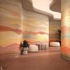 Auric Waves wallpaper-Tecnografica-Selected Wallpapers-Interiors