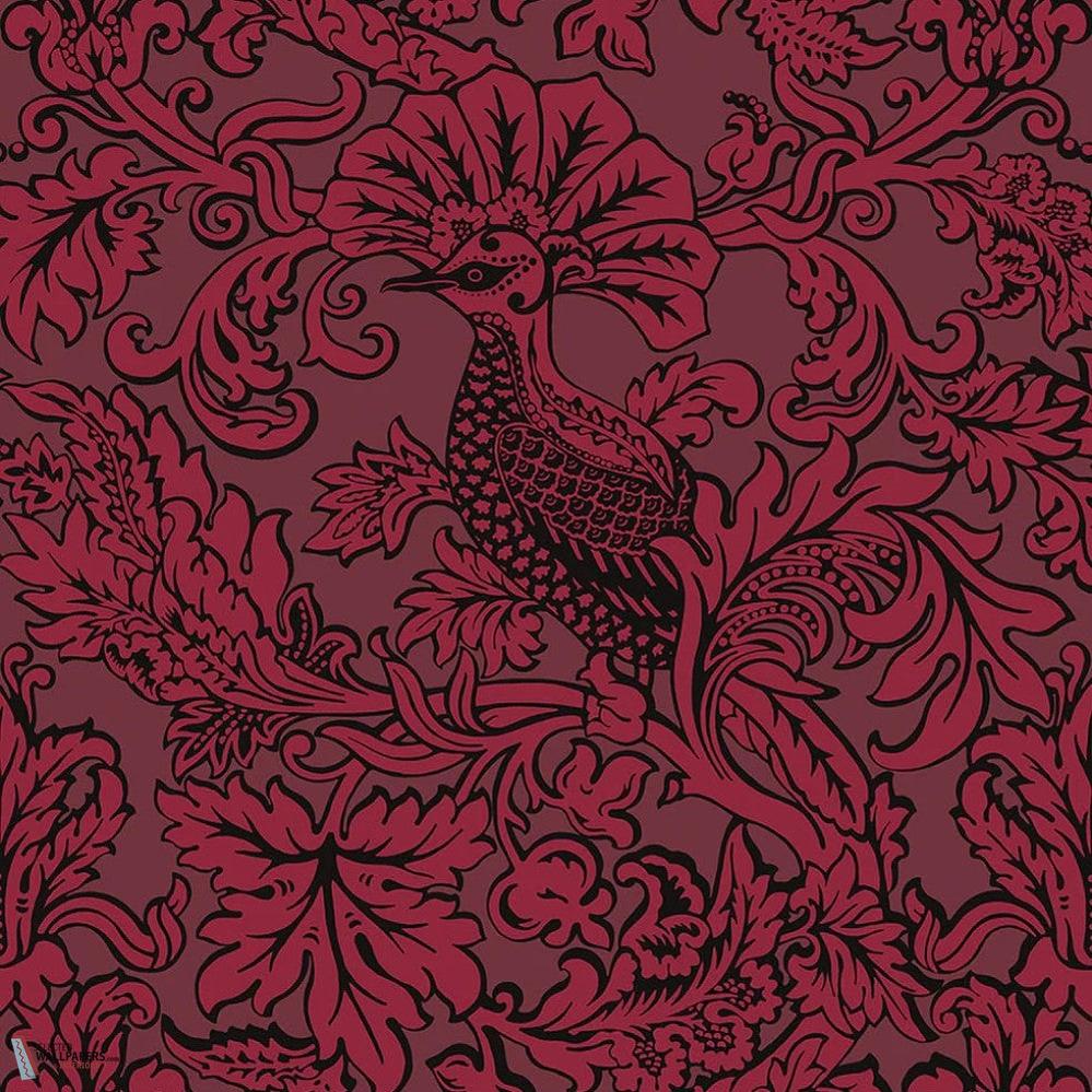 Balabina behang-Cole & Son-Red on crimson-Rol-Selected Wallpapers-Interiors