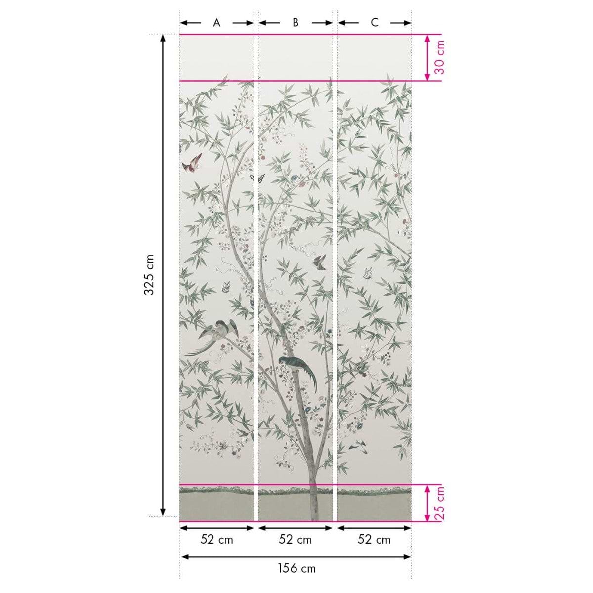 Belton Scenic-behang-Tapete-Little Greene-Selected Wallpapers