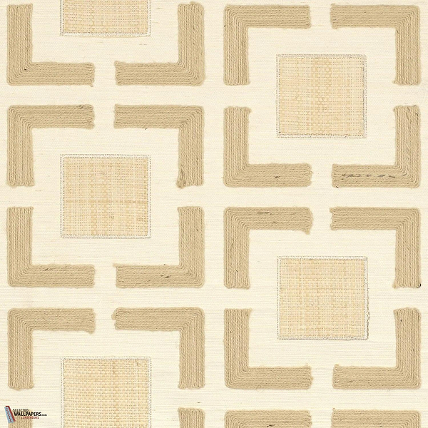 Biancavilla behang-Casamance-Ivoir Naturel-Rol-Selected Wallpapers-Interiors