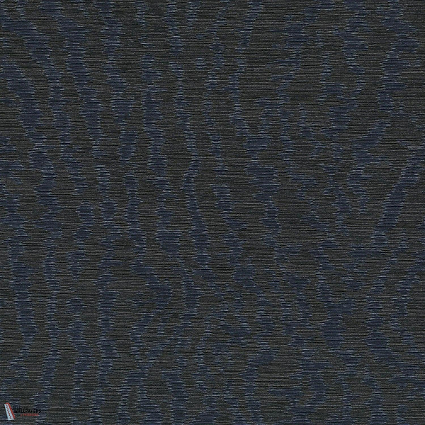 Canon behang-Casamance-Noir Bleu Nuit-Meter (M1)-Selected Wallpapers-Interiors