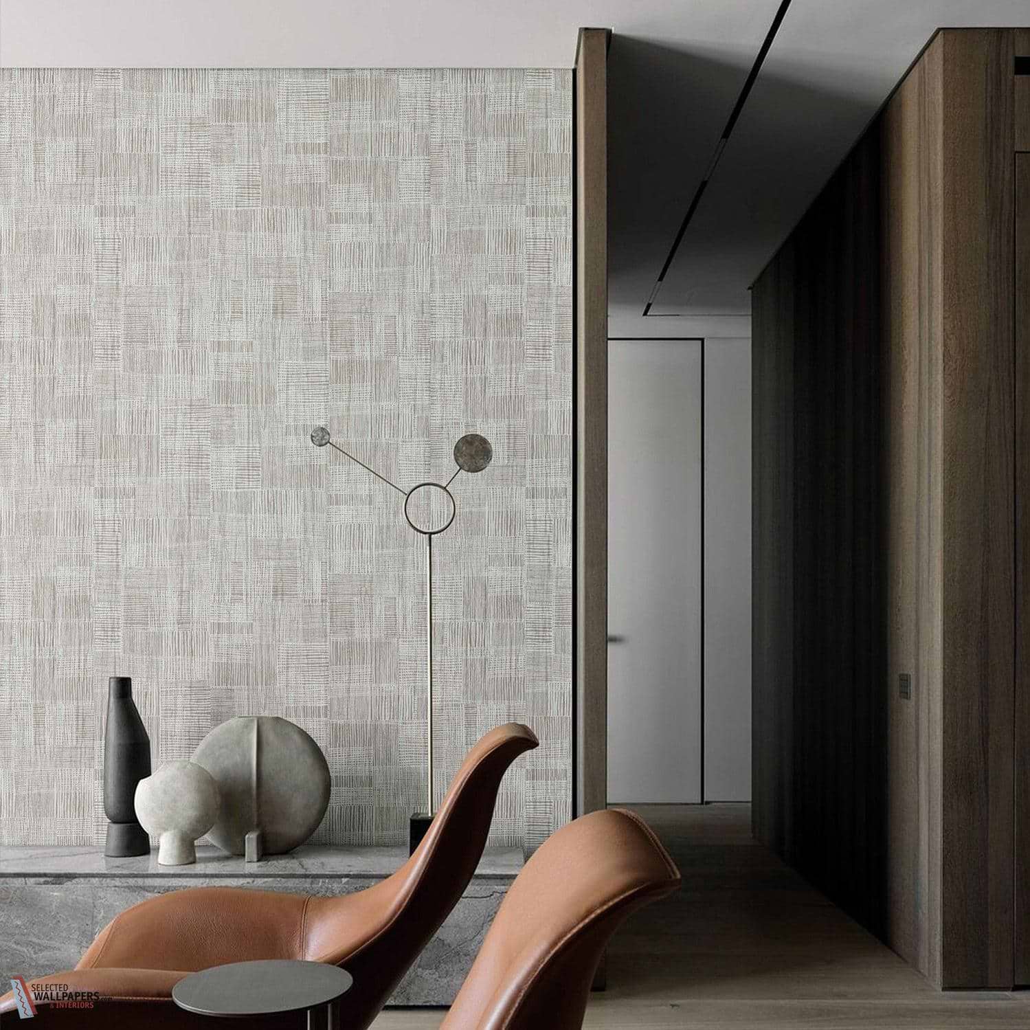 Carved behang-Texam-Selected Wallpapers-Interiors