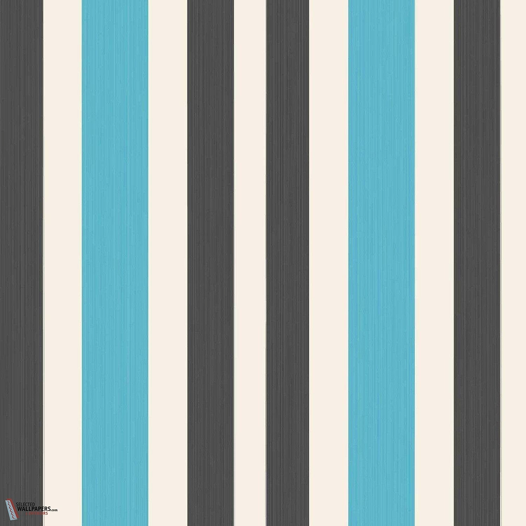 Chromatic Stripe-Behang-Tapete-Farrow & Ball-Off Black-Rol-BP4205-Selected Wallpapers