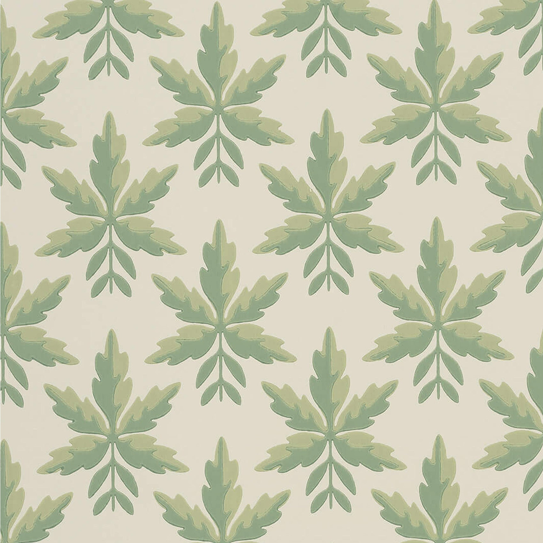 Clutterbuck-behang-Tapete-Little Greene-Bice-Rol-0245CLBICEZ-Selected Wallpapers