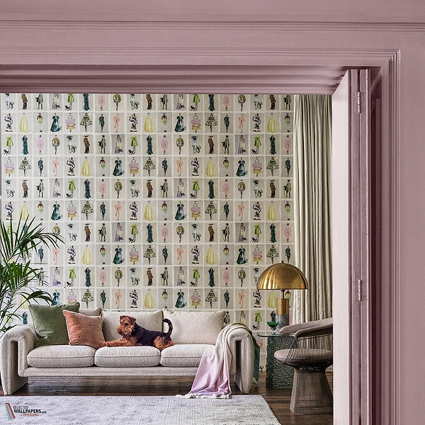 Couture Carousel behang-Cole & Son-Selected Wallpapers-Interiors