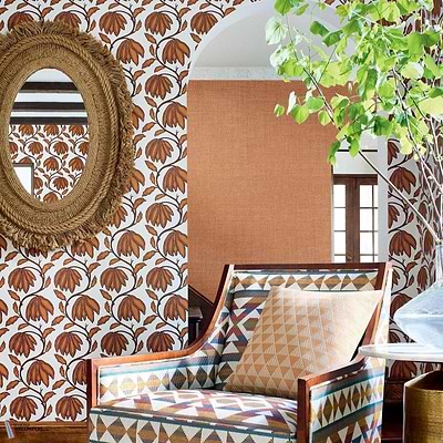 Desert flower behang-Thibaut-Selected Wallpapers-Interiors