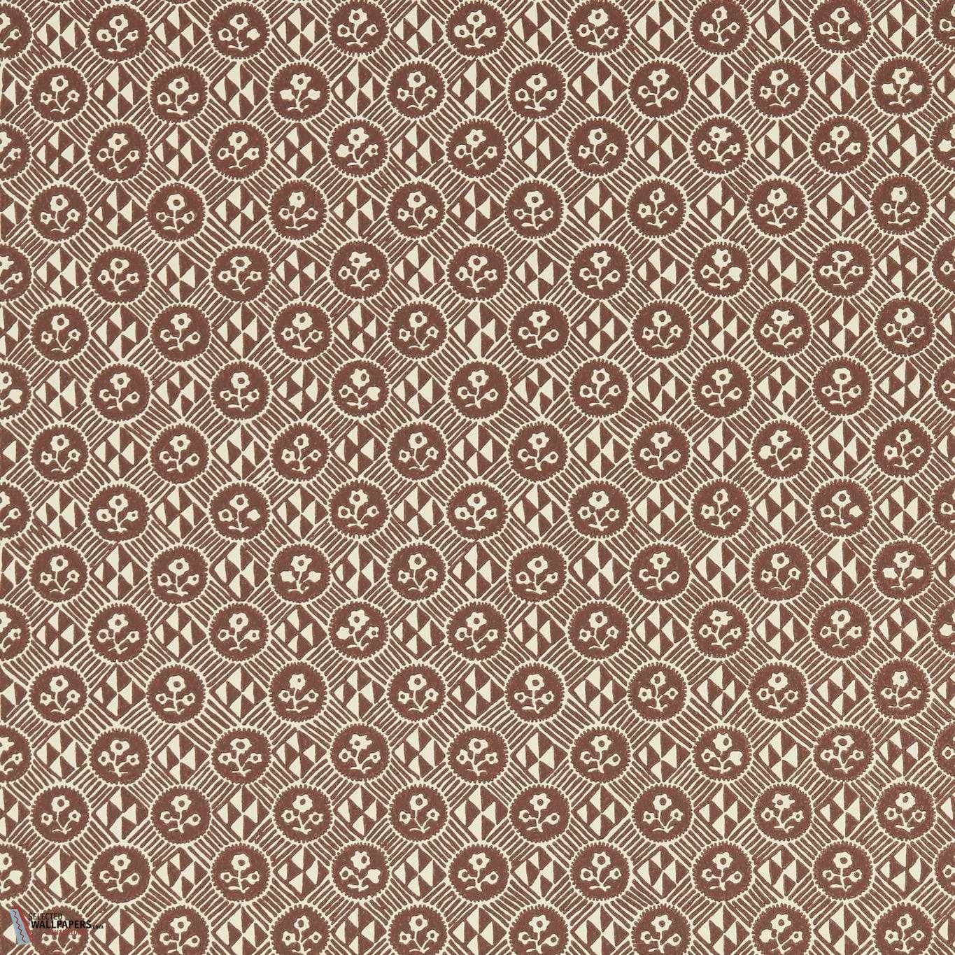 Diamonds & Flowers behang-Zoffany-Bordeaux-Rol-Selected Wallpapers-Interiors