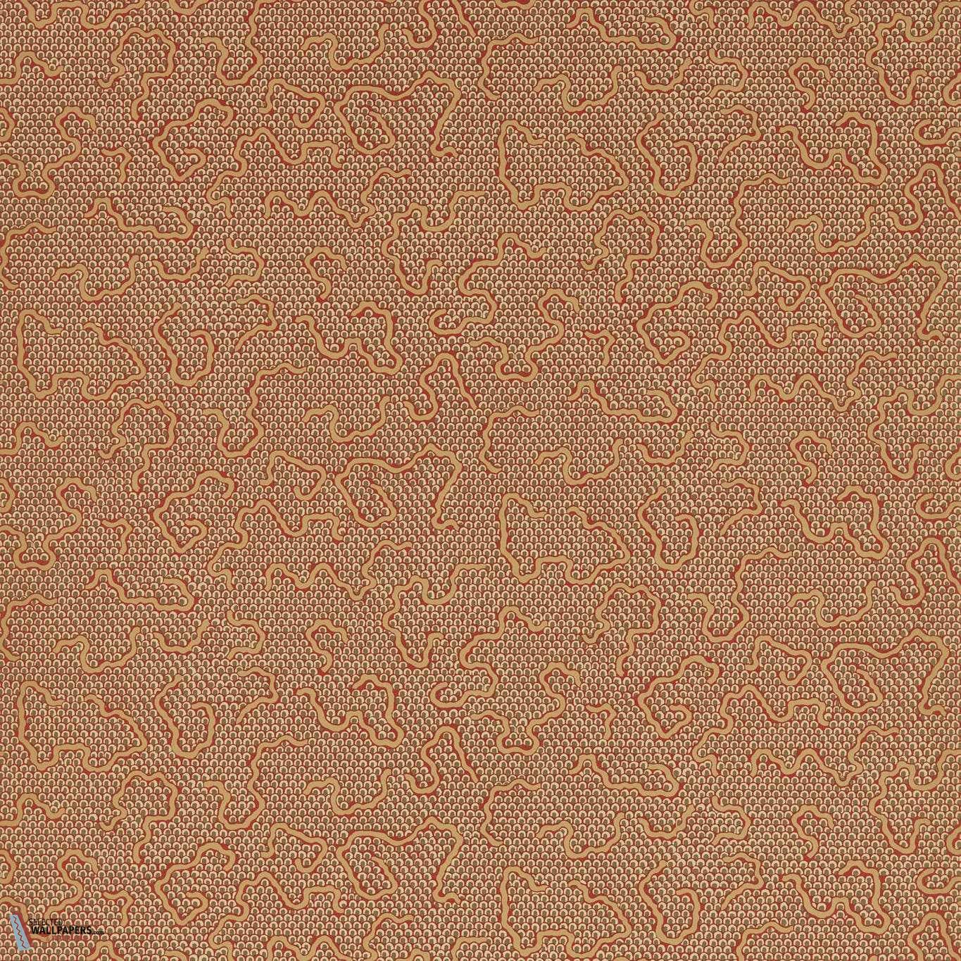 Domino Paper behang-Zoffany-Russet-Rol-Selected Wallpapers-Interiors