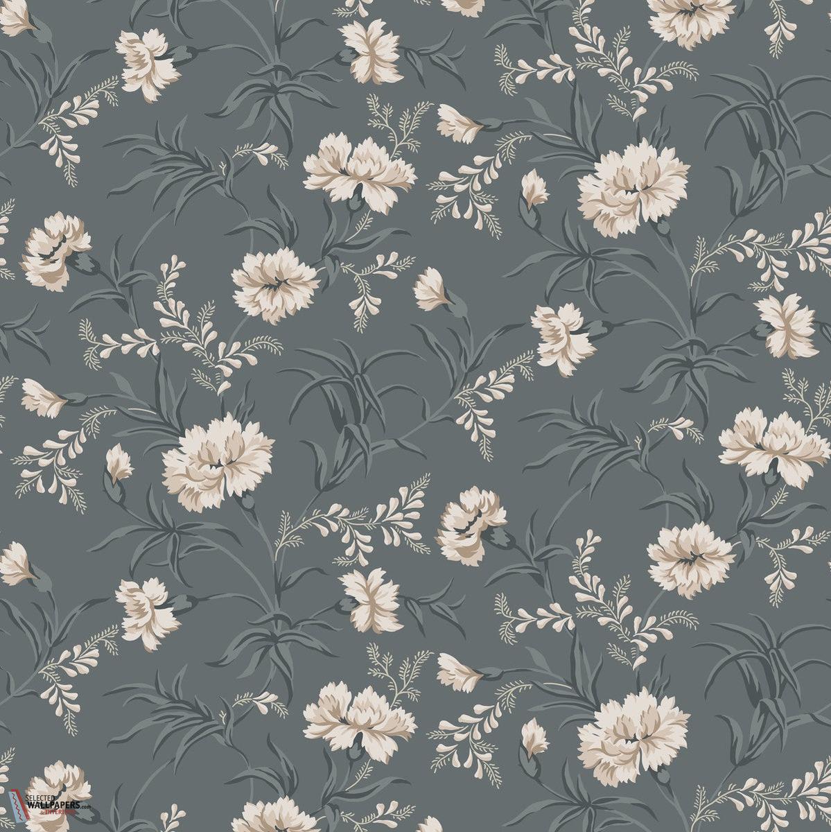 Emilie behang-Sandberg-Petrol-Rol-Selected Wallpapers-Interiors