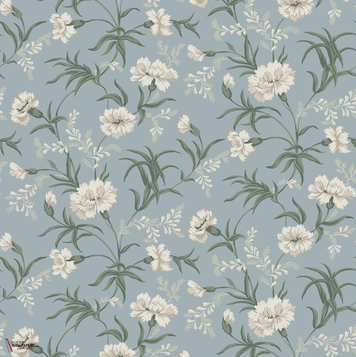 Emilie behang-Sandberg-Sky blue-Rol-Selected Wallpapers-Interiors