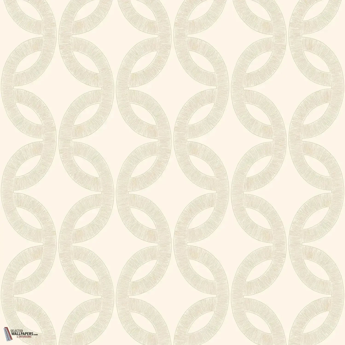 Etienne behang-Casamance-Ivoire/Dore-Rol-Selected Wallpapers-Interiors