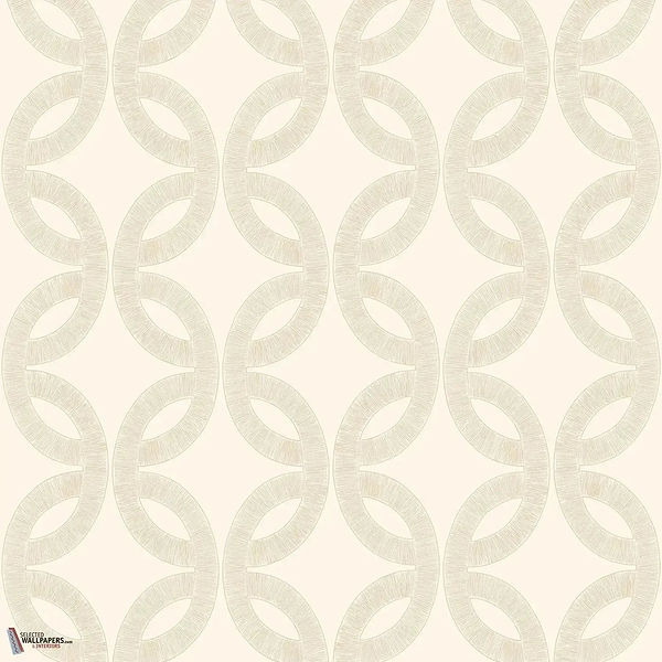 Etienne behang-Casamance-Ivoire/Dore-Rol-Selected Wallpapers-Interiors