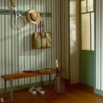 Evros behang-Pierre Frey-Selected Wallpapers-Interiors