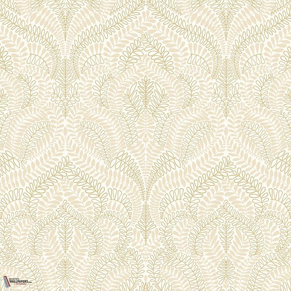 Felix behang-Casamance-Ivoire/Dore-Rol-Selected Wallpapers-Interiors