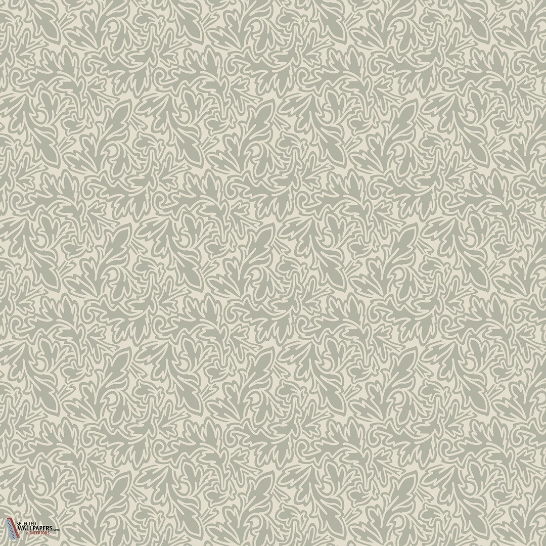 Feuille behang-Behang-Farrow & Ball-Green-Rol-Selected Wallpapers &amp; Interiors