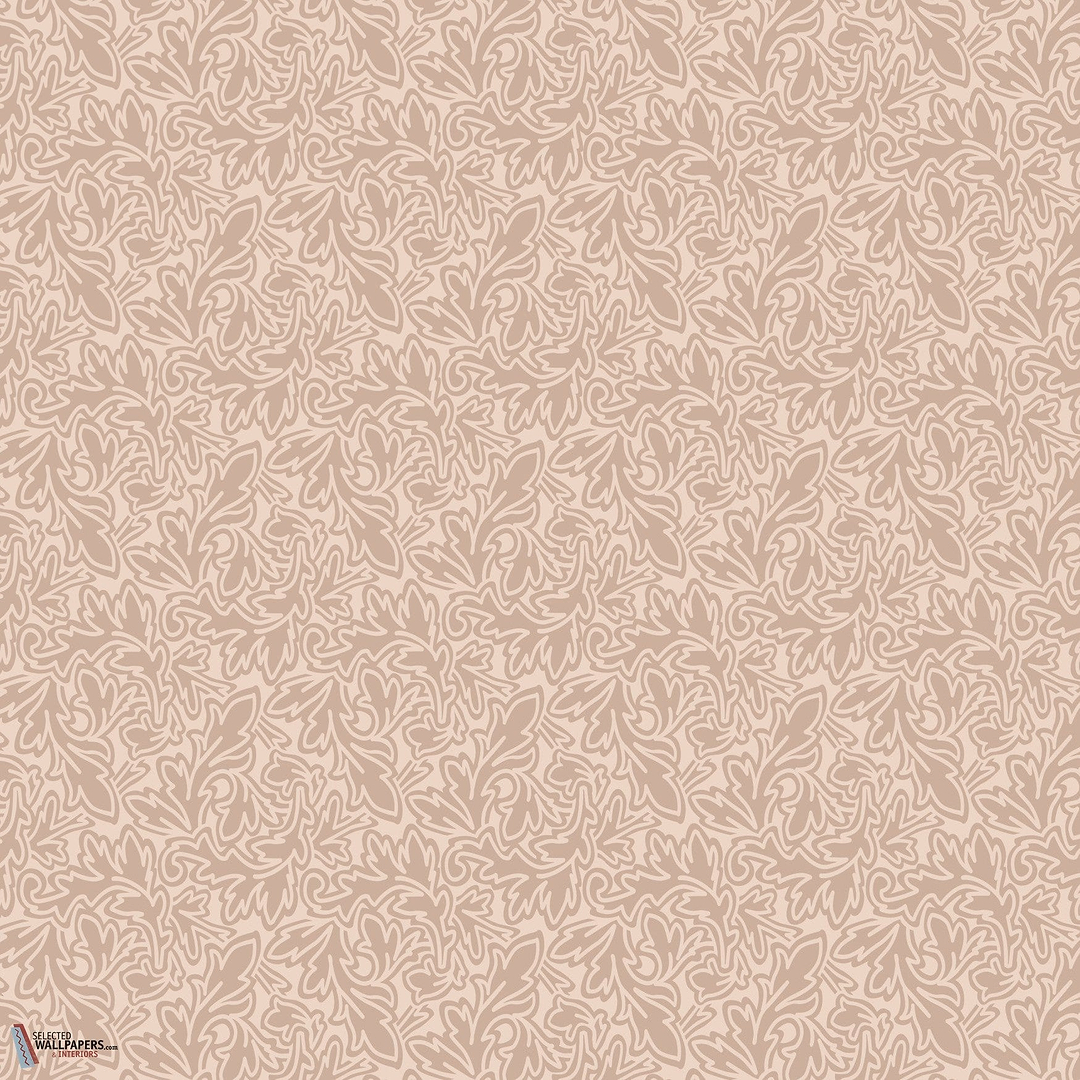 Feuille behang-Behang-Farrow & Ball-Red-Rol-Selected Wallpapers &amp; Interiors
