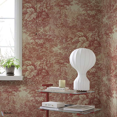 Forest Toile behang-Sandberg-Selected Wallpapers-Interiors