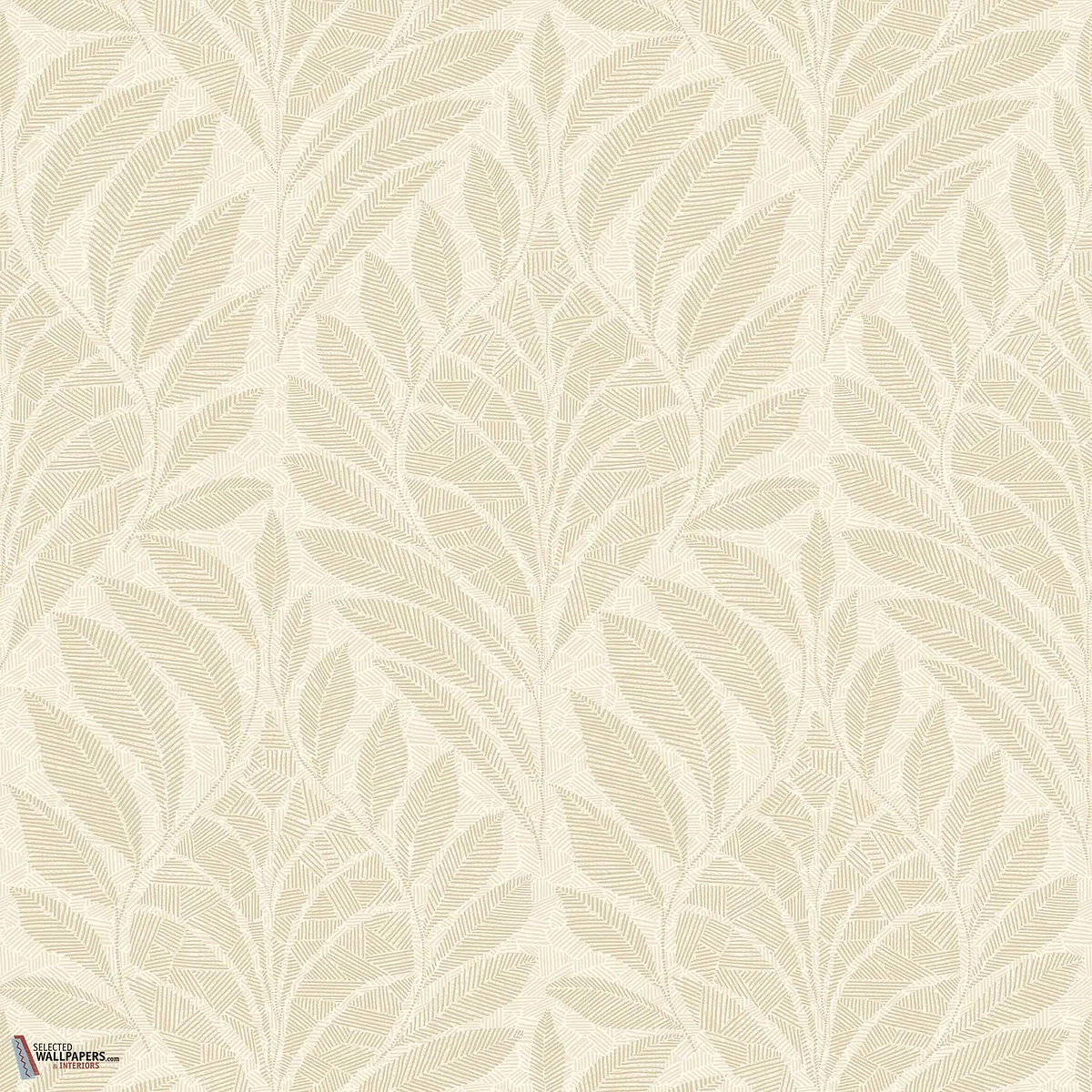 Gustav behang-Casamance-Ivoire/Dore-Rol-Selected Wallpapers-Interiors