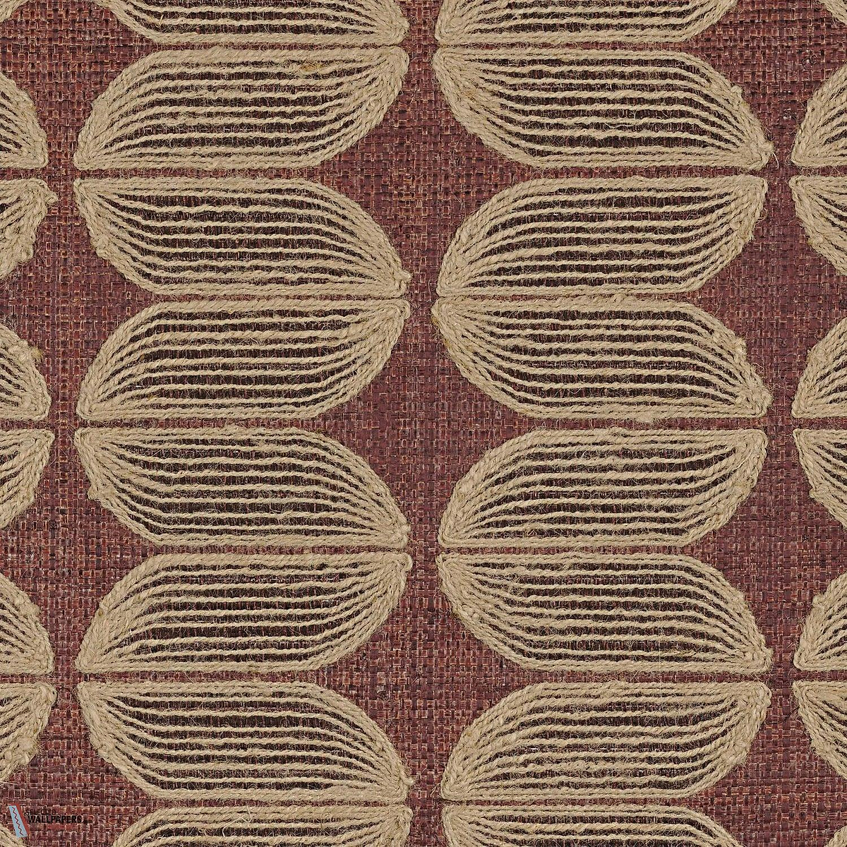 Isola behang-Casamance-Cedre Rouge Naturel-Rol-Selected Wallpapers-Interiors