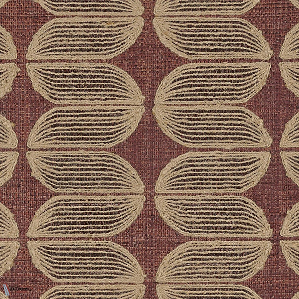 Isola behang-Casamance-Cedre Rouge Naturel-Rol-Selected Wallpapers-Interiors