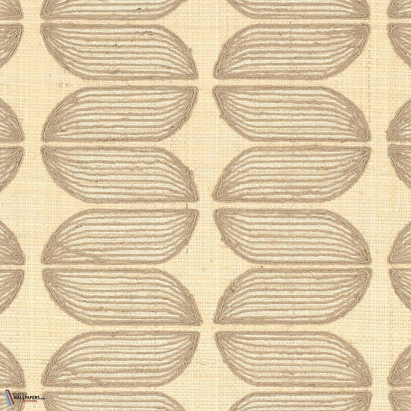 Isola behang-Casamance-Naturel Fonce-Rol-Selected Wallpapers-Interiors