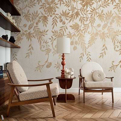 Jardin de Diane behang-Casamance-wallpaper-tapete-Selected-Wallpapers-Interiors