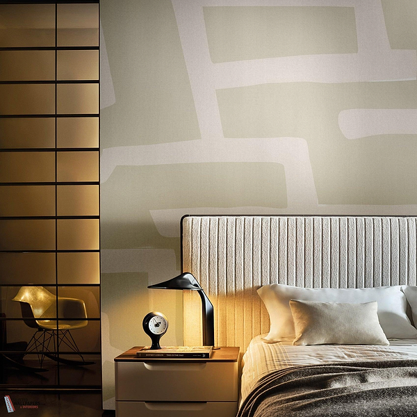 Jean Michel #1 behang-behang-LondonArt-Selected Wallpapers &amp; Interiors