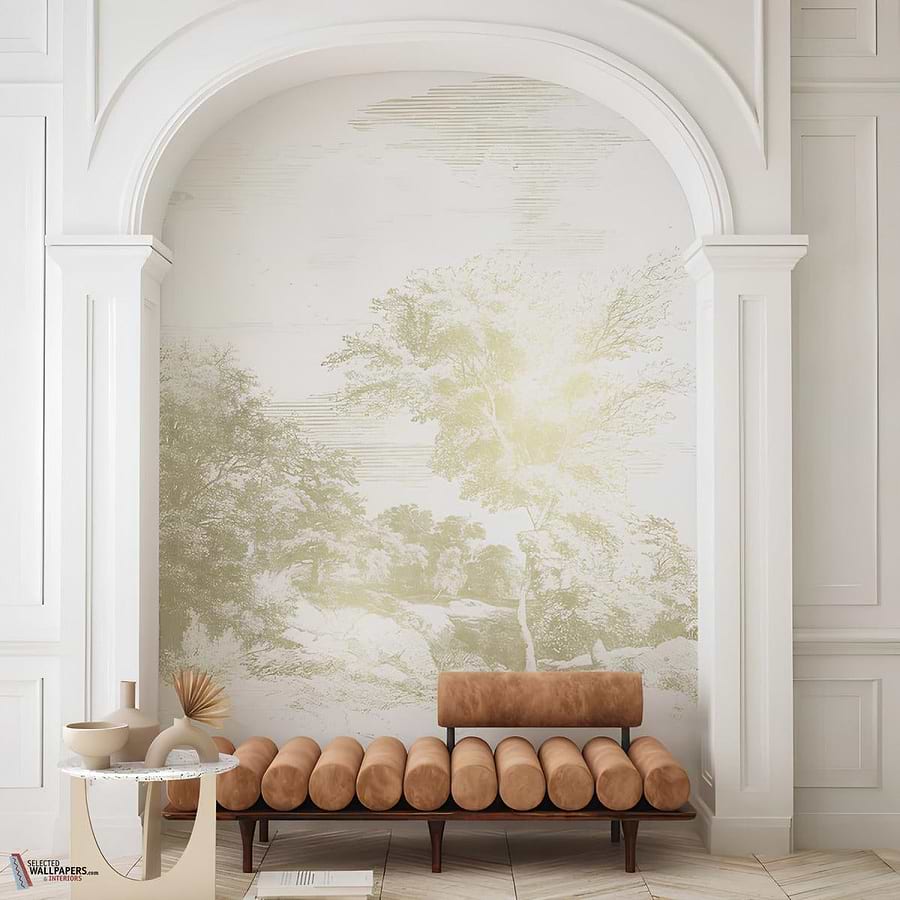 Jouvence behang-Casamance-Selected Wallpapers-Interiors