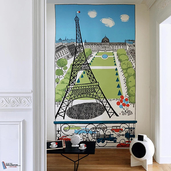 La Dame De Fer-Pierre Frey-wallpaper-behang-Tapete-wallpaper-Selected Wallpapers