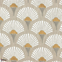 Linefolia stof-Casamance-Blanc-Meter (M1)-Selected-Wallpapers-Interiors