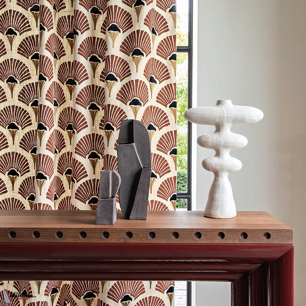 Linefolia stof-Casamance-Selected-Wallpapers-Interiors