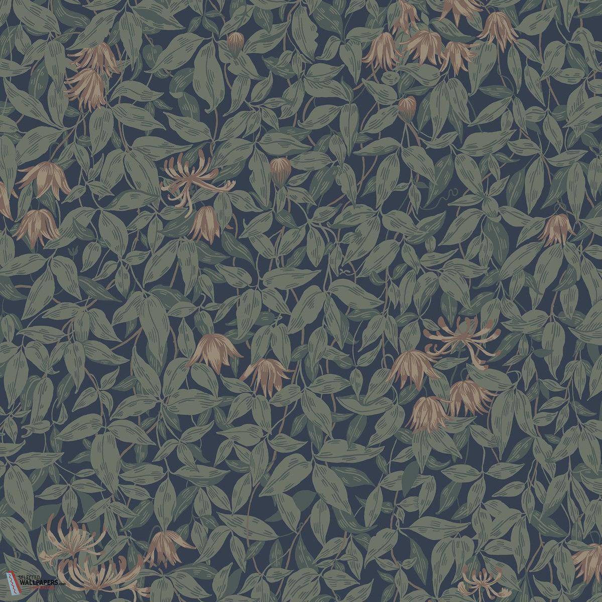 Linnea behang-Sandberg-Midnight blue-Rol-Selected Wallpapers-Interiors