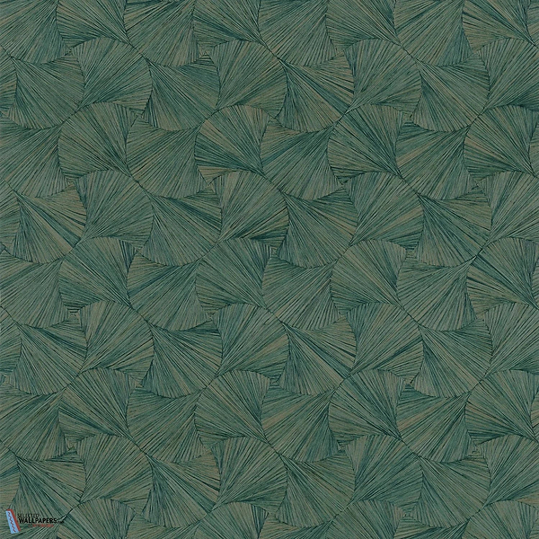 Lombok-Casamance-wallpaper-behang-Tapete-wallpaper-Emeraude-Rol-Selected Wallpapers