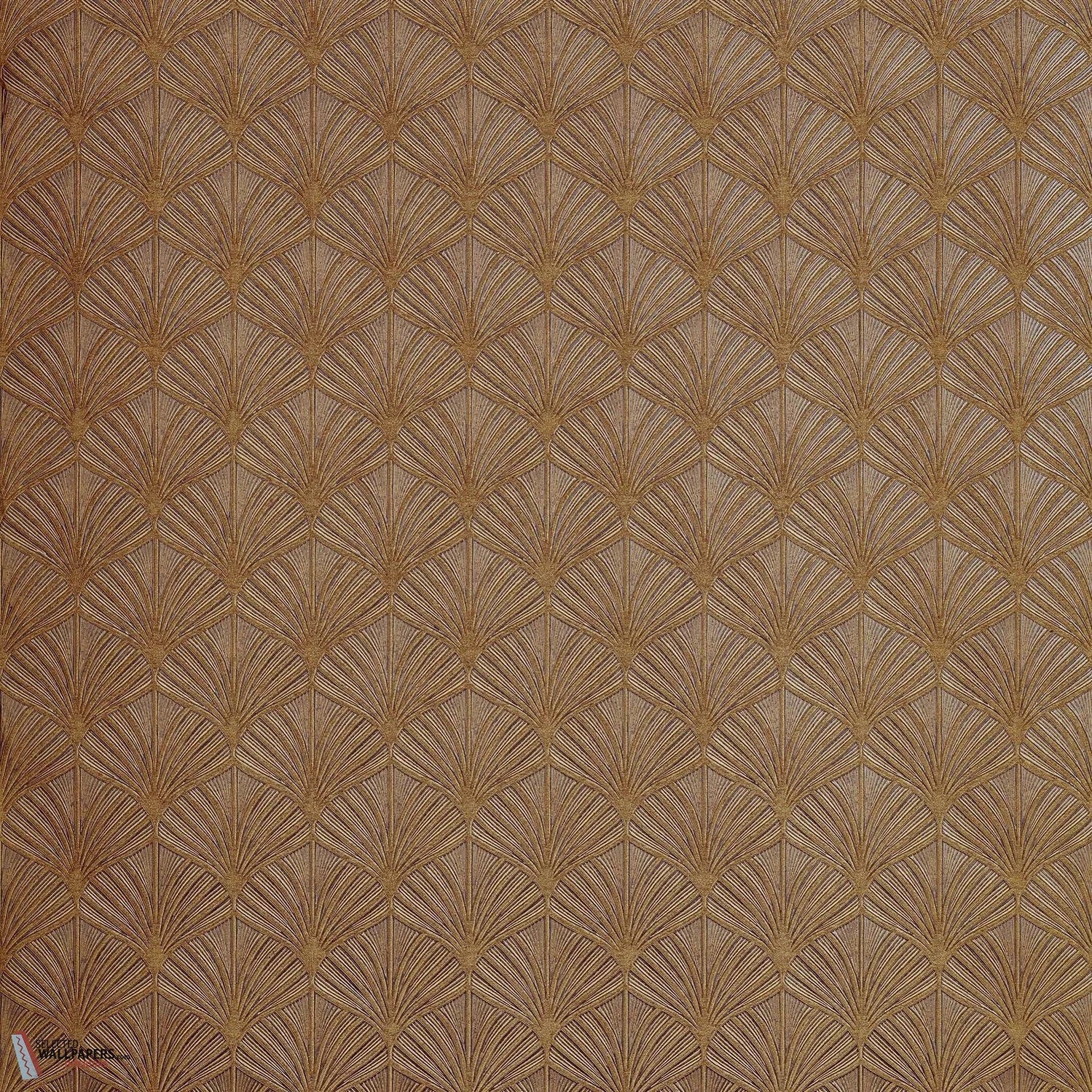 Nereides behang-Casamance-wallpaper-tapete-Aubergine/Dore-Rol-Selected-Wallpapers-Interiors