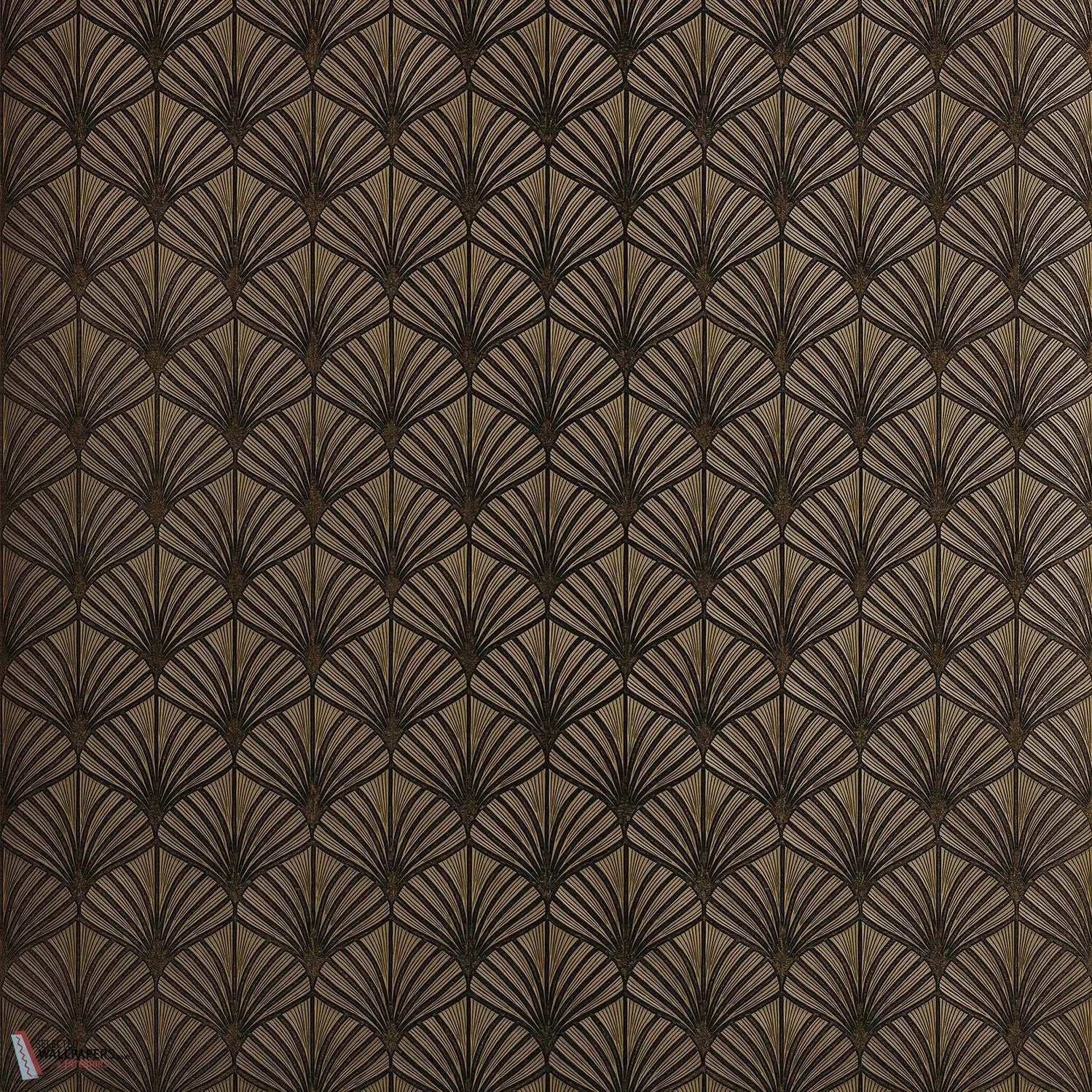 Nereides behang-Casamance-wallpaper-tapete-Noir/Dore-Rol-Selected-Wallpapers-Interiors