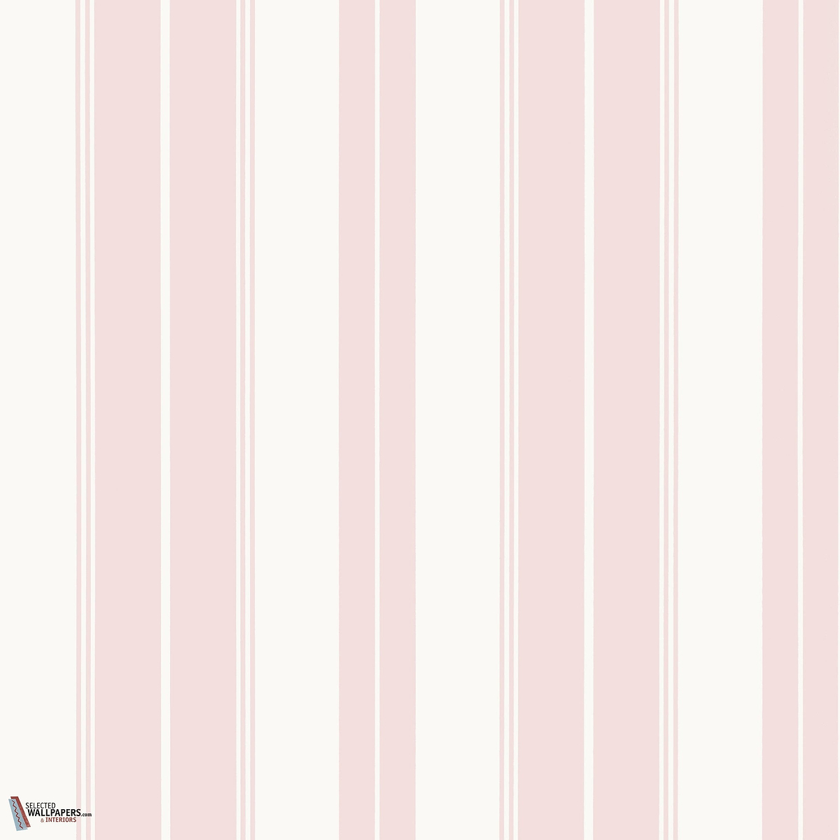 Norfolk Stripe behang-Thibaut-wallpaper-tapete-Pink-Rol-Selected-Wallpapers-Interiors