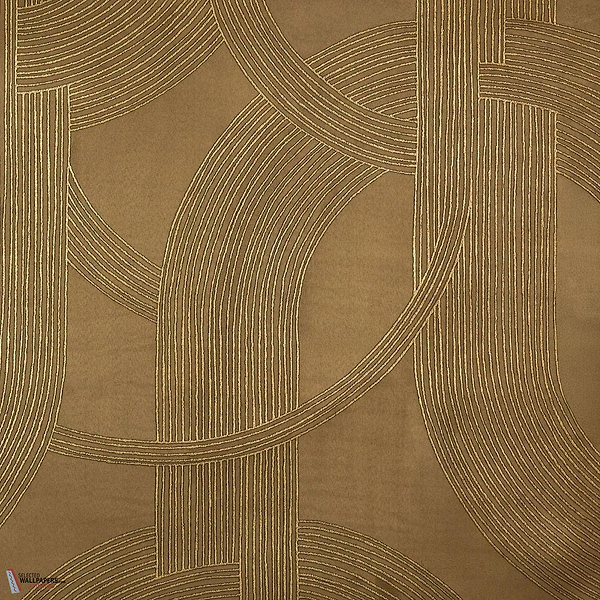 Odeon behang-Casamance-Ambre Dore-Meter (M1)-Selected Wallpapers-Interiors