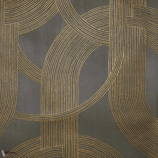 Odeon behang-Casamance-Anthracite Dore-Meter (M1)-Selected Wallpapers-Interiors