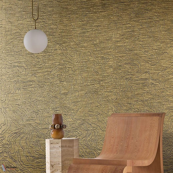 Ondes Précieuses behang-Casamance-Selected Wallpapers-Interiors