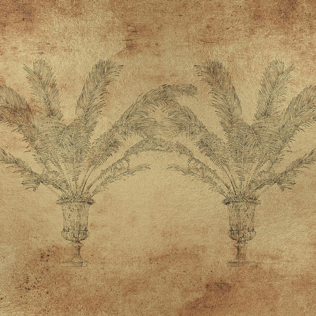 Palma behang-Coordonne-Gold-Metallics-M2-Selected Wallpapers-Interiors